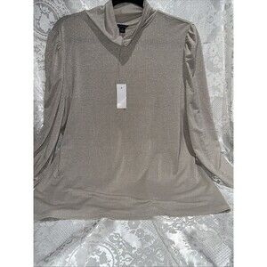 Ann Taylor Long Sleeve Dress Blouse Size XL
